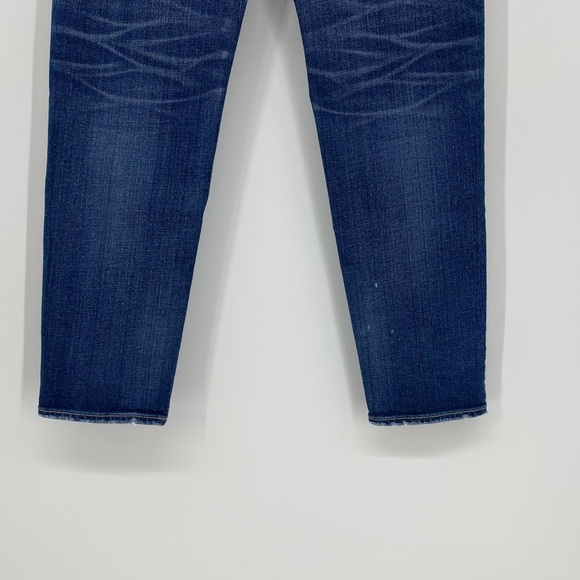 Moussy Vintage Lancaster Mid-Rise Distressed Skinny Cropped Jeans Size 27 - Picture 10 of 14